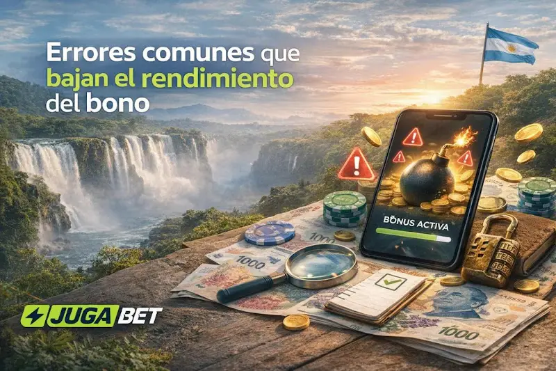 Errores comunes con bonus JugaBet